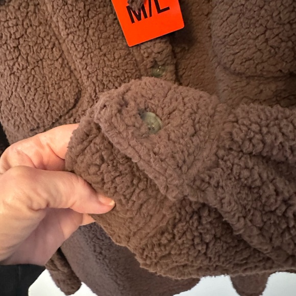 42 Degrees Teddy Shirt in Chocolate Brown M - Picture 6 of 8